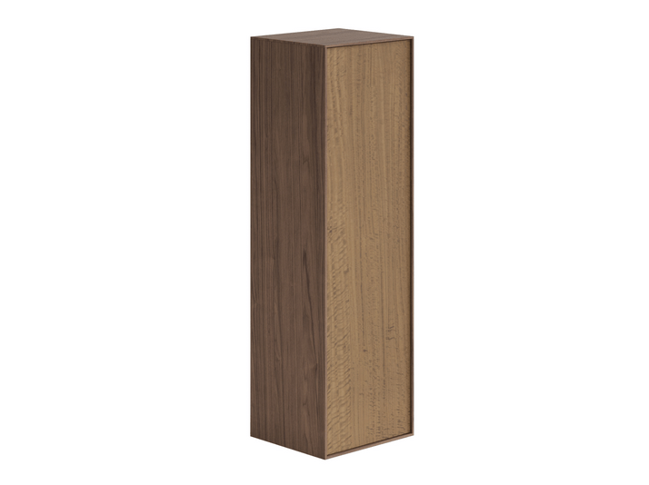 Мебель Пенал Модуле. Цвет Орех умбра матовый рифт. Материал Радиальный шпон НатурВуд. Коллекция Пенал Модуле. Картинка.