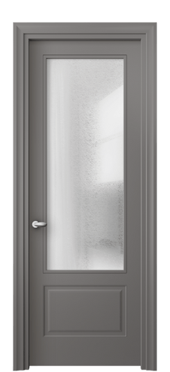 Межкомнатная дверь 8542 МКЛС ЛЕД. Цвет Матовый классический серый. Материал Гладкая эмаль. Коллекция Esse. Фото. Дверь межкомнатная 8542 МКЛС ЛЕД. Цвет Матовый классический серый. Материал Гладкая эмаль. Коллекция Esse. Картинка.