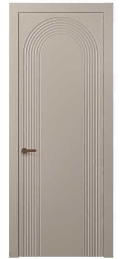 Дверь межкомнатная АКП 8648 МБСК. Цвет Матовый бисквитный. Материал Гладкая эмаль. Коллекция Alba. Картинка.