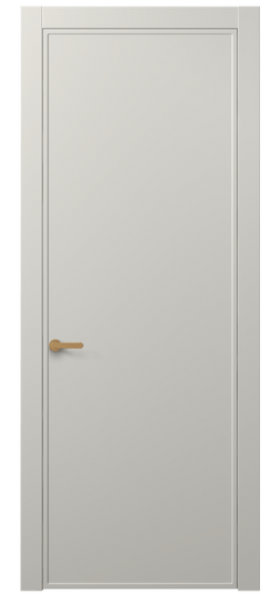 Дверь межкомнатная АКП 8601 МТСР. Цвет Матовый тёплый серый. Материал Гладкая эмаль. Коллекция Фрэйм. Картинка.