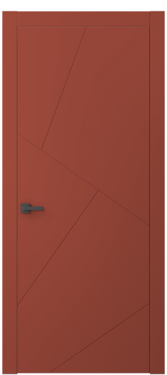 Дверь межкомнатная 8058 NCS S 3040-Y80R. Цвет NCS NCS S 3040-Y80R. Материал Гладкая эмаль. Коллекция Линия. Картинка.