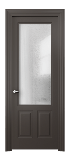Межкомнатная дверь 8522 МАН ЛЕД. Цвет Матовый антрацит. Материал Гладкая эмаль. Коллекция Esse. Фото. Дверь межкомнатная 8522 МАН ЛЕД. Цвет Матовый антрацит. Материал Гладкая эмаль. Коллекция Esse. Картинка.