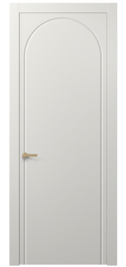 Дверь межкомнатная АКП 8647 МСР. Цвет Матовый серый. Материал Гладкая эмаль. Коллекция Альба. Картинка.