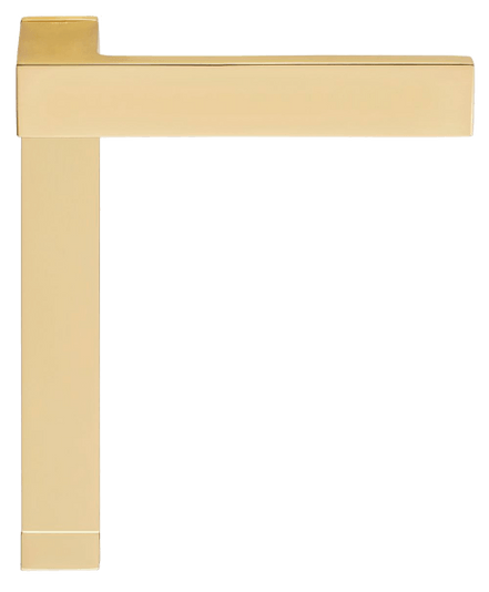 Ручки для дверей Ручка дверная Инфинито до пола. Цвет Полированное золото. Коллекция Инфинито до пола. Картинка.