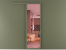 Перегородка Формато вдоль стены 1 створка