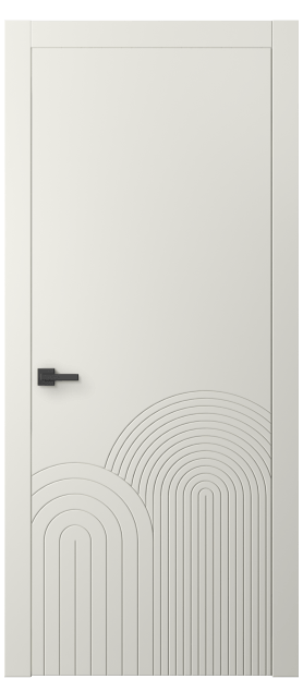 Дверь межкомнатная 8059 МЖМ. Цвет Матовый жемчужный. Материал Гладкая эмаль. Коллекция Линия. Картинка.
